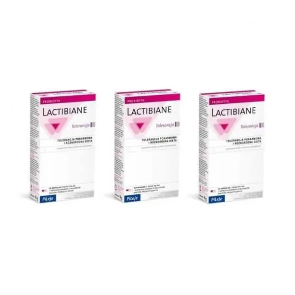 PiLeJe Lactibiane Tolerance (Probiotyk na Biegunki i Alergie - Lactibiane Tolerancja) 3 x 30 kapsułek