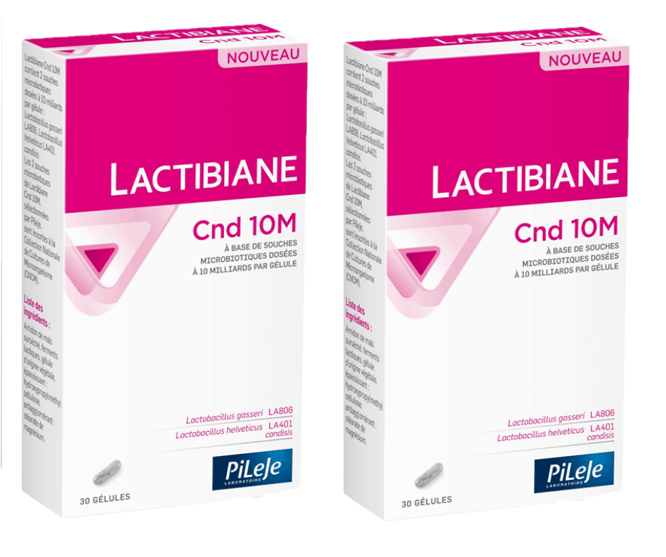 PiLeJe LACTIBIANE Cnd 10 M (Probiotyk - Wsparcie przy Kandydozie) 2 x 30 kapsułek