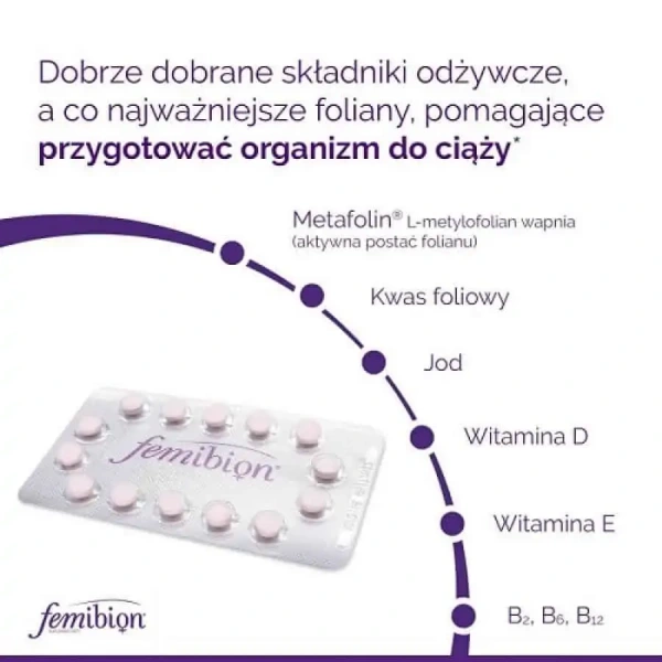 FEMIBION 0 Planowanie ciąży 28 Tabletek