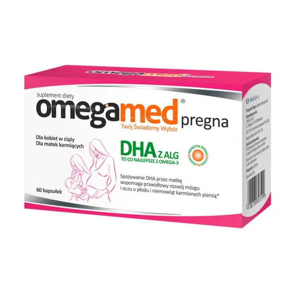 OMEGAMED Pregna (DHA dla Kobiet w ciąży i karmiących) 60 Kapsułek