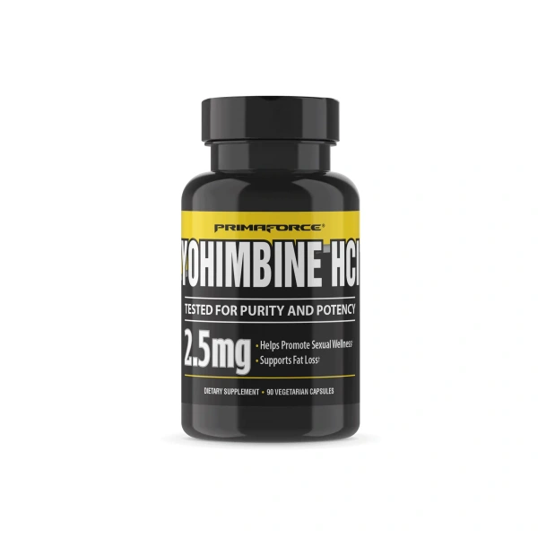 PrimaForce Yohimbine HCl (Johimbina HCl) - 90 kapsułek wegetariańskich