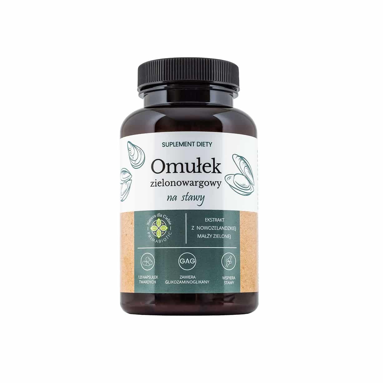 PRIMABIOTIC Omułek zielonowargowy (Wsparcie dla stawów) 120 Kapsułek