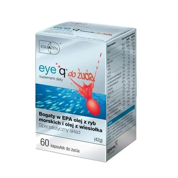 EYE Q Disorders in children and adolescents (lack of focus, hyperactivity) 60 chewable strawberry capsules