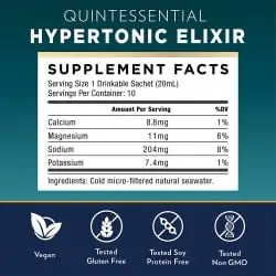 QuintEssential Hypertonic Elixir 3.3 (Nawodnienie organizmu, Woda morska) 10 Saszetek