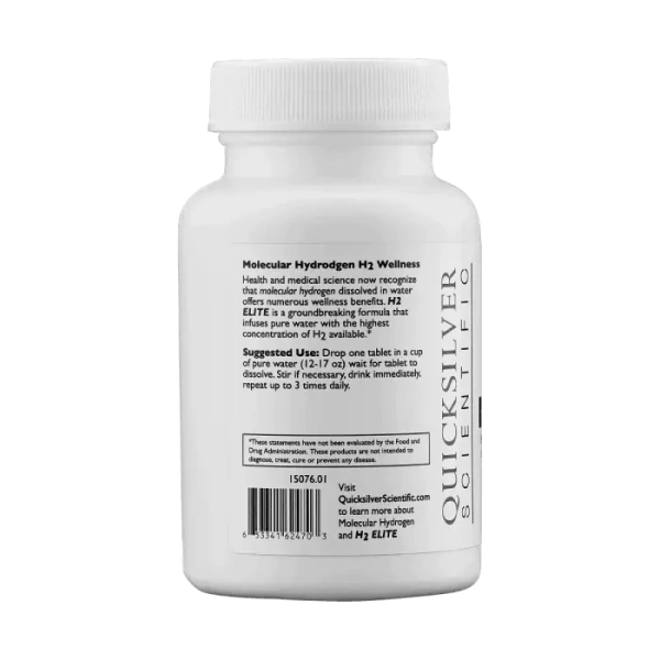 QUICKSILVER SCIENTIFIC H2 Elite (Jabłczan Magnezu, Wodór Molekularny) - 60 tabletek