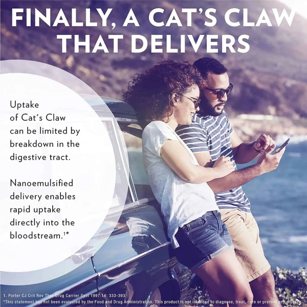 QUICKSILVER SCIENTIFIC Nanoemulsified Cat's Claw Elite ™ (Immunity Support) 50ml