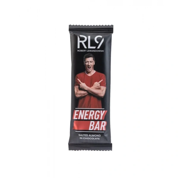RL9 Energy Bar Robert Lewandowski (Baton Energetyczny) 35g Słony Migdał w Czekoladzie