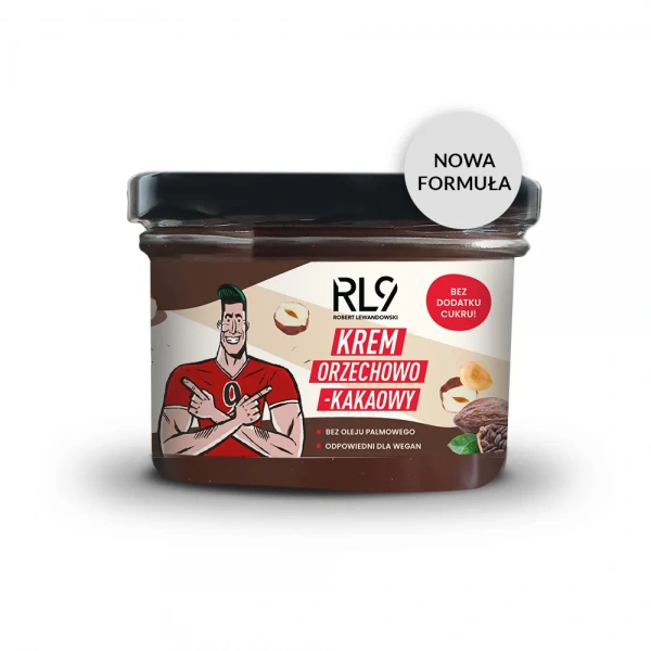RL9 Hazelnut and Cocoa Cream Robert Lewandowski 220g