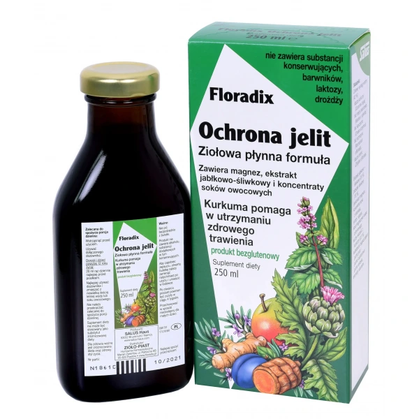 FLORADIX Ochrona jelit (Intestinal protection, Herbal liquid formula) 250ml