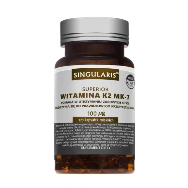 SINGULARIS Vitamin K2 MK-7 100mcg Superior 120 capsules