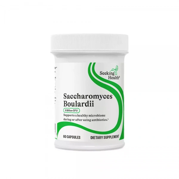 SEEKING HEALTH Saccharomyces Boulardii (Drożdże probiotyczne) 60 Kapsułek wegetariańskich Suplement diety