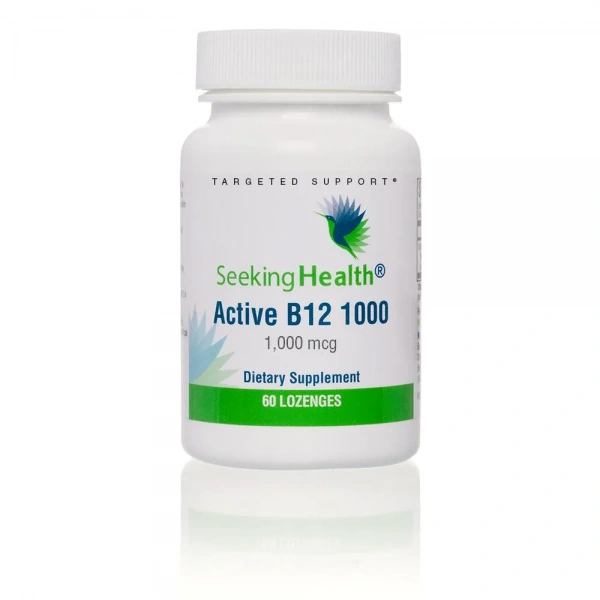 SEEKING HEALTH Active B12 1000 (Witamina B12) 1000mcg 60 Pastylek wegetariańskich