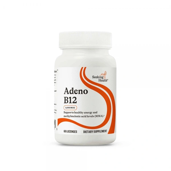 SEEKING HEALTH Adeno B12 (Witamina B12 Adenozylokobalamina) - 60 pastylek