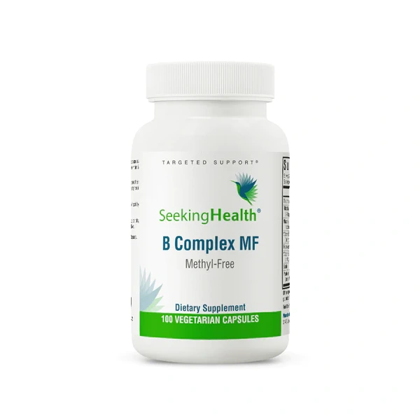 SEEKING HEALTH B Complex MF Methyl-Free (Vitamin B Complex) 100 Vegetarian Capsules