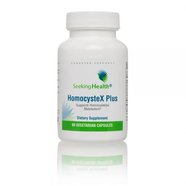 SEEKING HEALTH HomocysteX Plus (Supports Cognitive Health and Brain) 60 Vegetarian Capsules