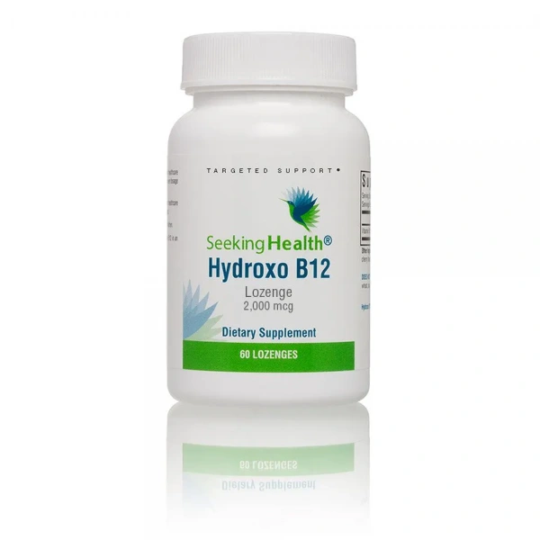 SEEKING HEALTH Hydroxo B12 - 60 pastylek wegetariańskich. Suplement diety. Zawiera substancję słodzącą.