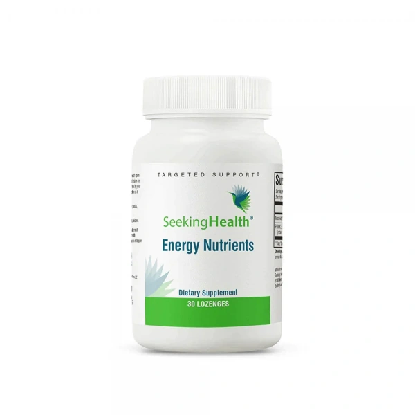 SEEKING HEALTH Energy Nutrients (wcześniej: NADH + CoQ10 Zdrowie komórkowe, Poznawcze i Sercowo-Naczyniowe)  30 Pastylek