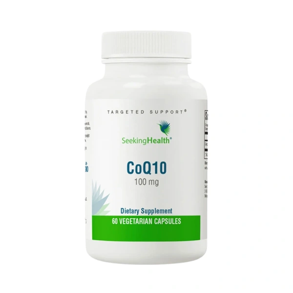 SEEKING HEALTH CoQ10 (Formerly Optimal CoQ10 - Cardiovascular Support, Cellular Health) 60 Vegetarian capsules