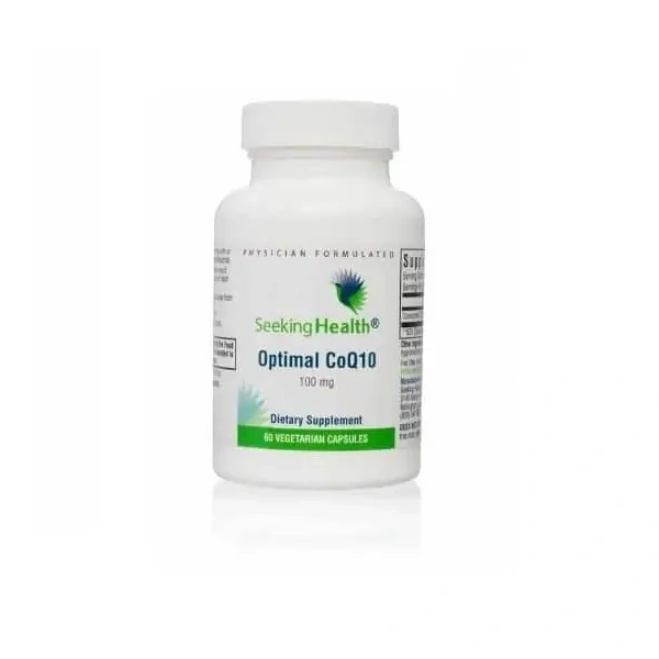 SEEKING HEALTH Optimal CoQ10 (Cardiovascular Support, Cellular Health) 60 Vegetarian capsules