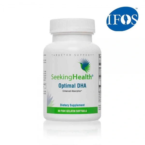 SEEKING HEALTH Optimal DHA (Omega 3 EPA DHA) 30 Softgels