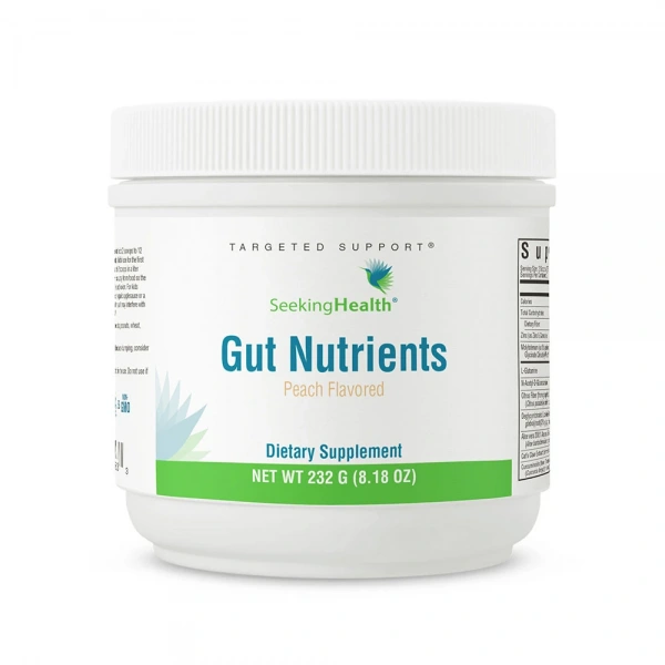 SEEKING HEALTH Gut Nutrients (Formerly Optimal GI Plus - Digestive System Health) 232g Peach