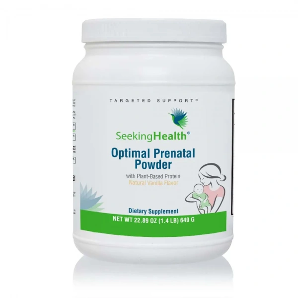 SEEKING HEALTH Optimal Prenatal Powder (Wsparcie dla kobiet w ciąży) 649g Wanilia