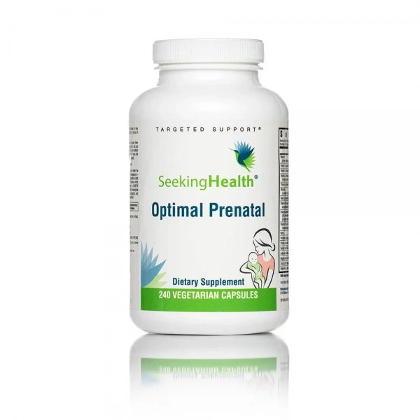 SEEKING HEALTH Optimal Prenatal  (Wsparcie dla kobiet w ciąży)* - 240 kapsułek wegetariańskich. Suplement diety
