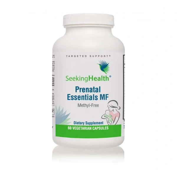 SEEKING HEALTH Prenatal Essentials Methyl-Free - 60 kapsułek. Suplement diety