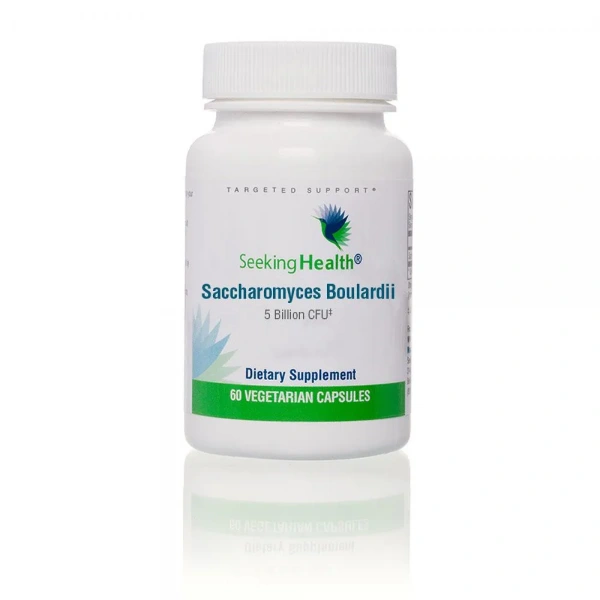 SEEKING HEALTH Saccharomyces Boulardii (Probiotyk, Drożdże probiotyczne) 60 Kapsułek wegetariańskich