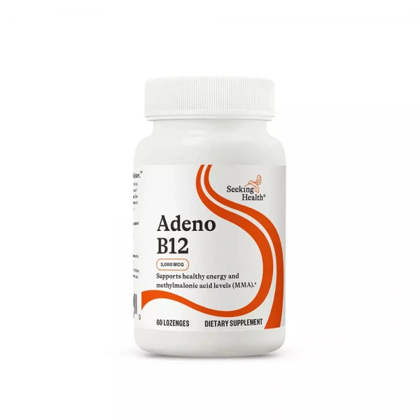 SEEKING HEALTH Adeno B12 (Vitamin B12 Adenosylcobalamin) - 60 lozenges