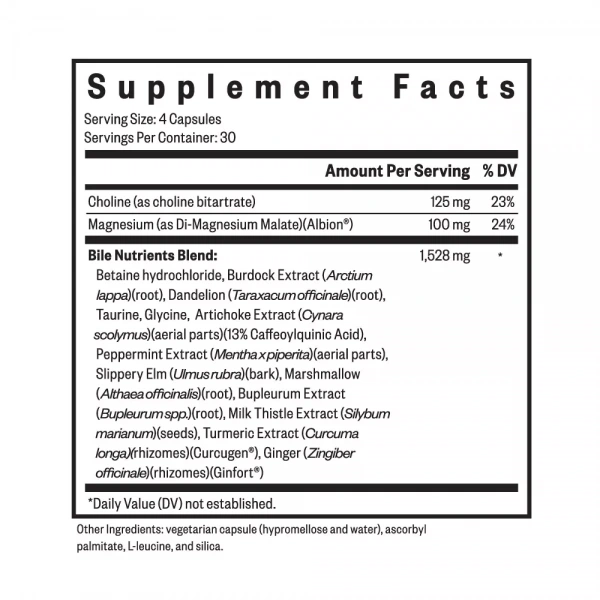 SEEKING HEALTH Gallbladder Nutrients (120 kaps.)