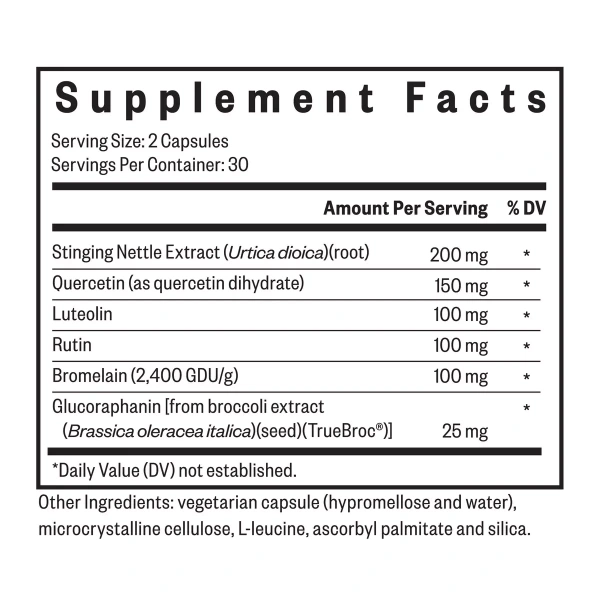SEEKING HEALTH HistaminX 60 kapsułek wegetariańskich Suplement diety