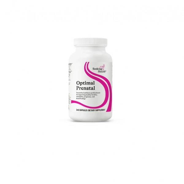 SEEKING HEALTH Optimal Prenatal  (Wsparcie dla kobiet w ciąży)* - 240 kapsułek wegetariańskich. Suplement diety
