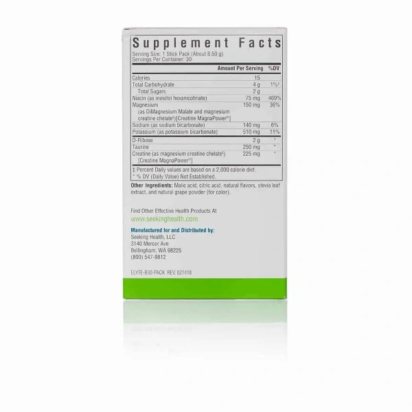 SEEKING HEALTH Optimal Electrolyte (Elektrolity w proszku) Jagoda 30 saszetek Suplement diety