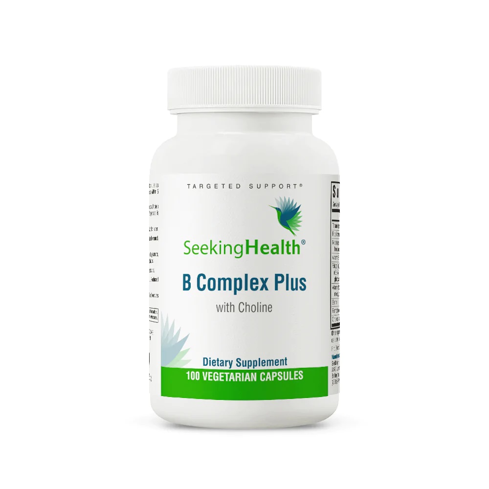 SEEKING HEALTH B Complex Plus (Kompleks Witamin B) - 100 kapsułek wegetariańskich
