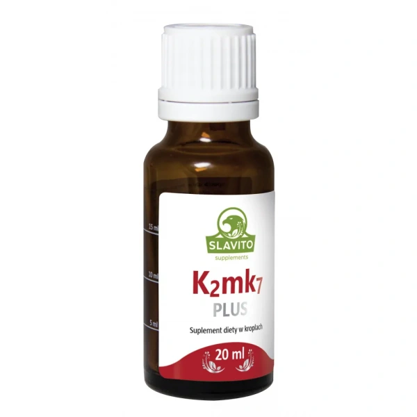 SLAVITO Vitamin K2Mk7 Plus 200mcg (Bones, Immunity) 20ml