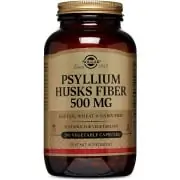 SOLGAR Psyllium Husks Fiber (Błonnik z łusek Babki Płesznik) 200 Kapsułek wegetariańskich
