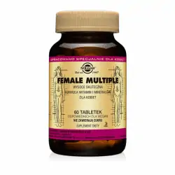 SOLGAR Female Multiple (Kompleks Witamin i Minerałów dla Kobiet) 60 Tabletek wegetariańskich