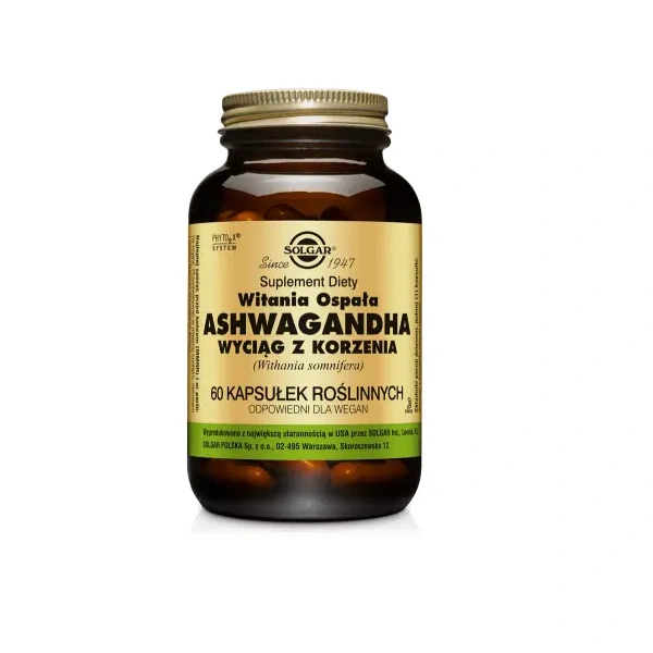 SOLGAR Ashwagandha (Root Extract) 60 Plant Capsules