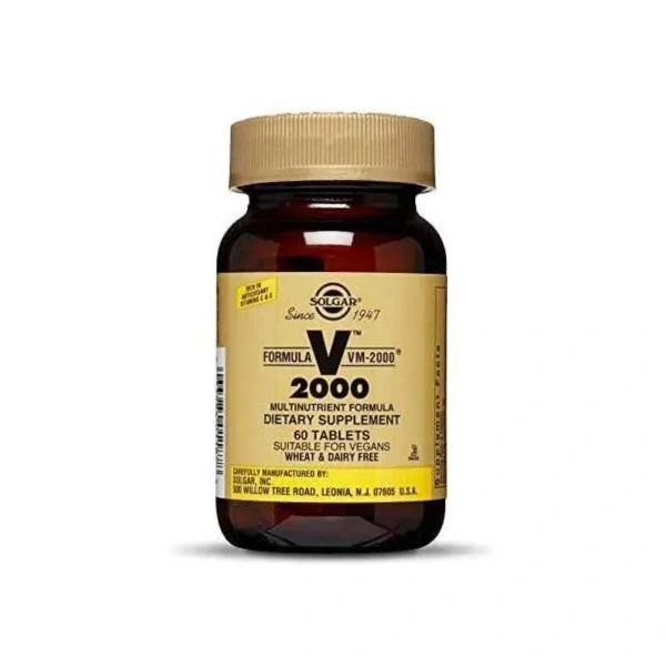SOLGAR Formula VM-2000 (Multivitamin formula) 60 Tablets