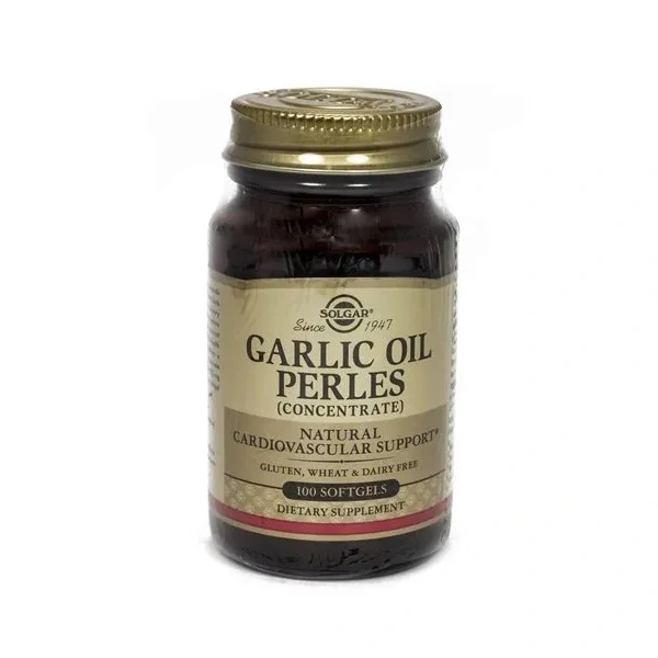 SOLGAR Garlic Oil Perles (Ekstrakt z czosnku) 100 Kapsułek żelowych