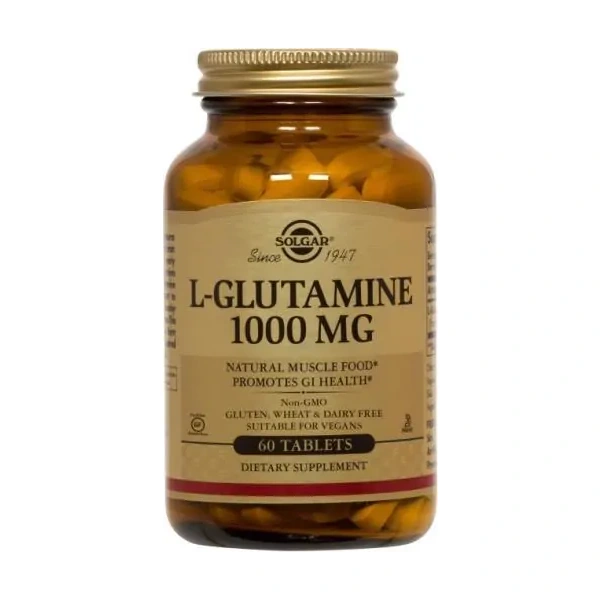 SOLGAR L-Glutamine (L-Glutamina) 1000mg - 60 tabletek wegańskich