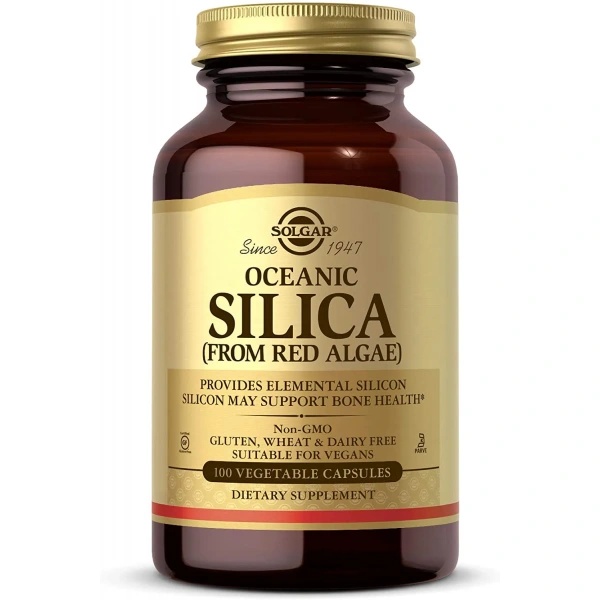 Solgar Oceanic Silica (Red Algae) 100 Vegetarian Capsules - Low Price, Check Reviews and Suggested Use