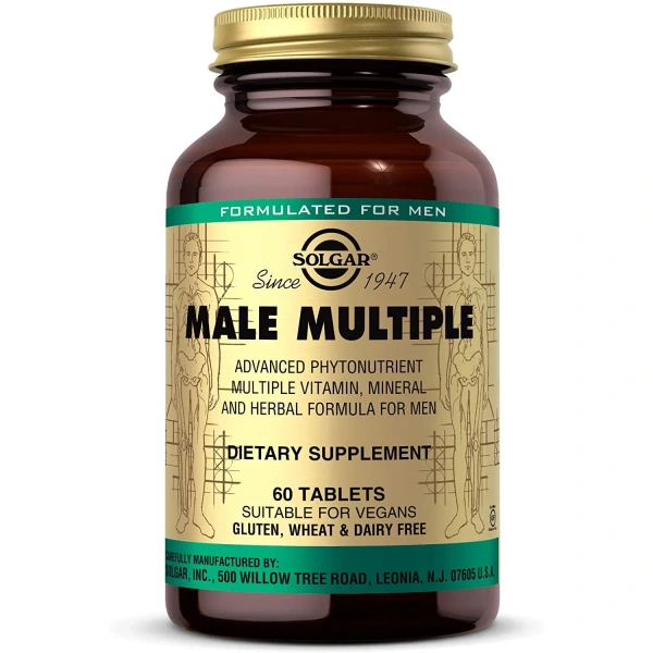 SOLGAR Male Multiple 60 Tablets