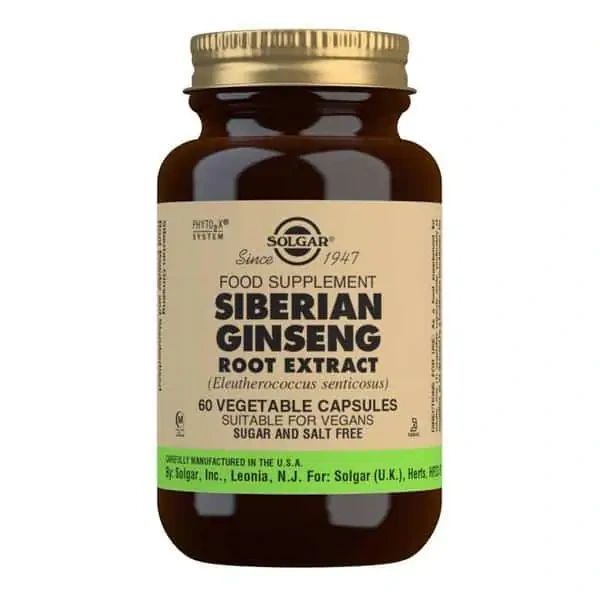 SOLGAR Siberian Ginseng (Extract) 60 capsules