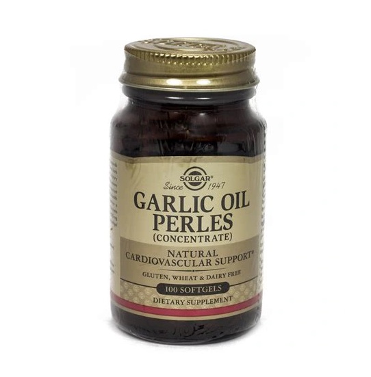 SOLGAR Garlic Oil Perles (Ekstrakt z czosnku) 100 Kapsułek żelowych