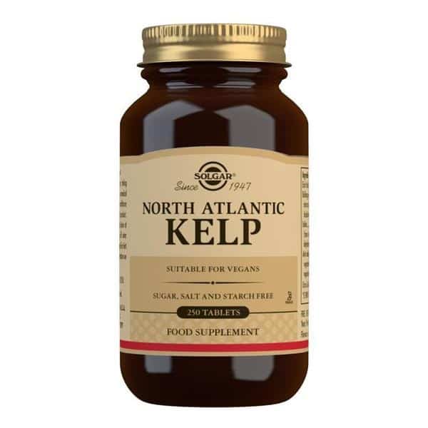 SOLGAR Północnoatlantycki Kelp (Jod) 250 Tabletek
