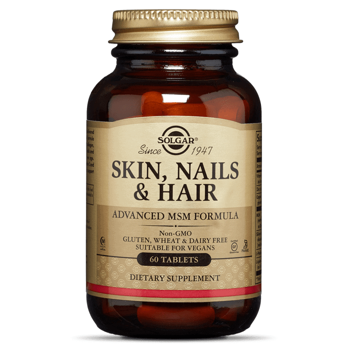 SOLGAR Skin, Nails & Hair (Formuła Włosy Skóra Paznokcie) 60 Tabletek wegetariańskich