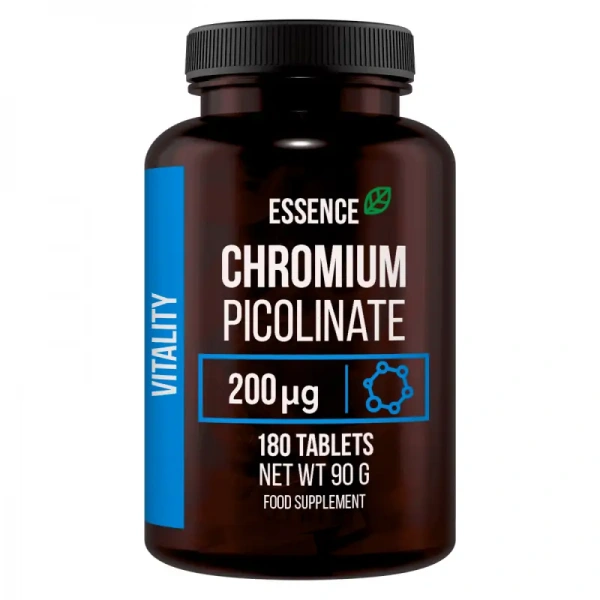 ESSENCE Chromium Picolinate 200mcg (Pikolinian chromu) 180 Tabletek