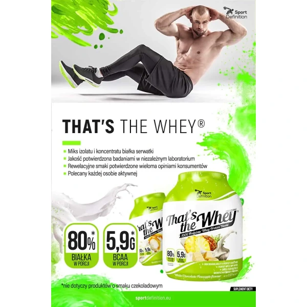 SPORT DEFINITION That's The Whey (Whey protein concentrate and isolate) 2270g